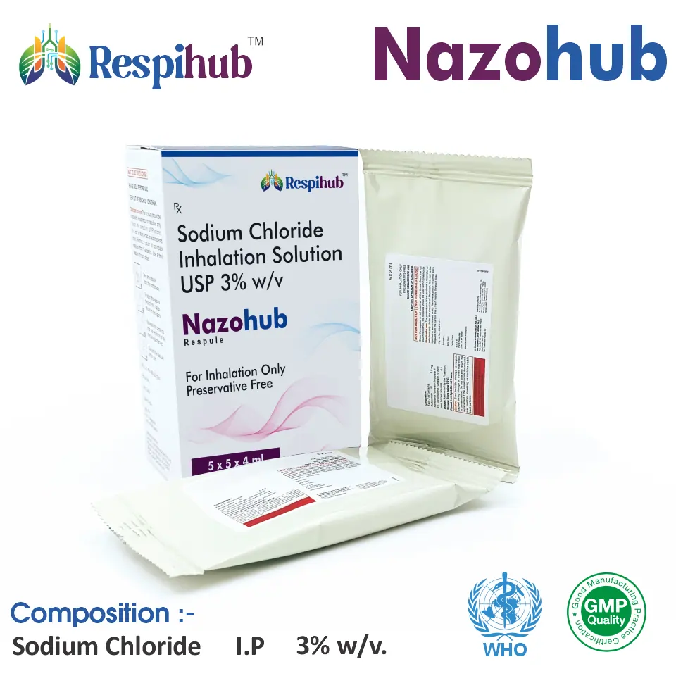 Sodium Chloride 3% Respules in pharma franchise opportunities in Bengaluru